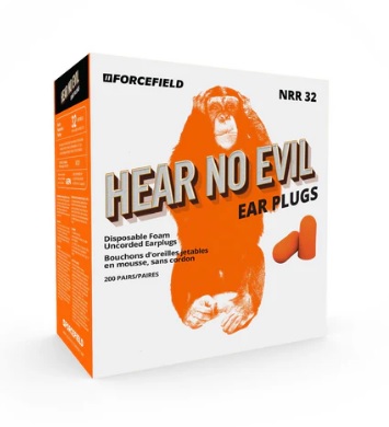 Disposable Tapered Earplugs