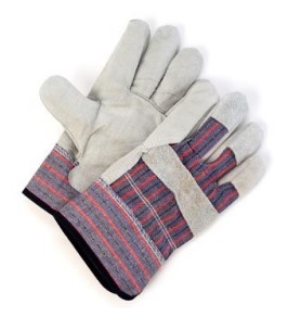 Men's High Quality Split Leather Fitters Gloves