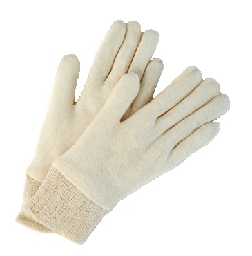 Cotton Inspection Gloves Knit Wrist