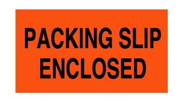 Packing Slip Enclosed Labels