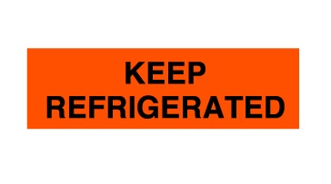 Keep Refrigerated Labels